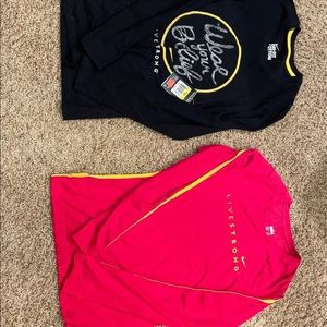 Livestrong shirt bundle